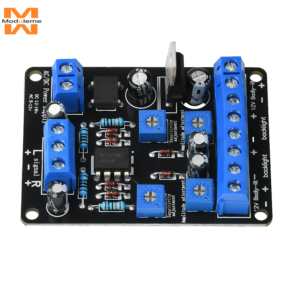 AC9-12V/DC12-18V VU Meter Driver Board Amplifier Front-End Electronic Tube Galblader เครื่อง DB Mete