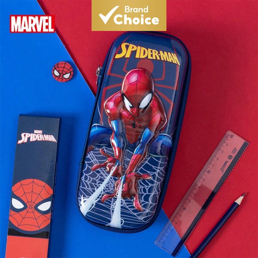 กล่องดินสอโรงเรียนประถมศึกษา Disney Boys Girls Double-Layer EVA ความจุขนาดใหญ่กระเป๋าสําหรับนักเรียน