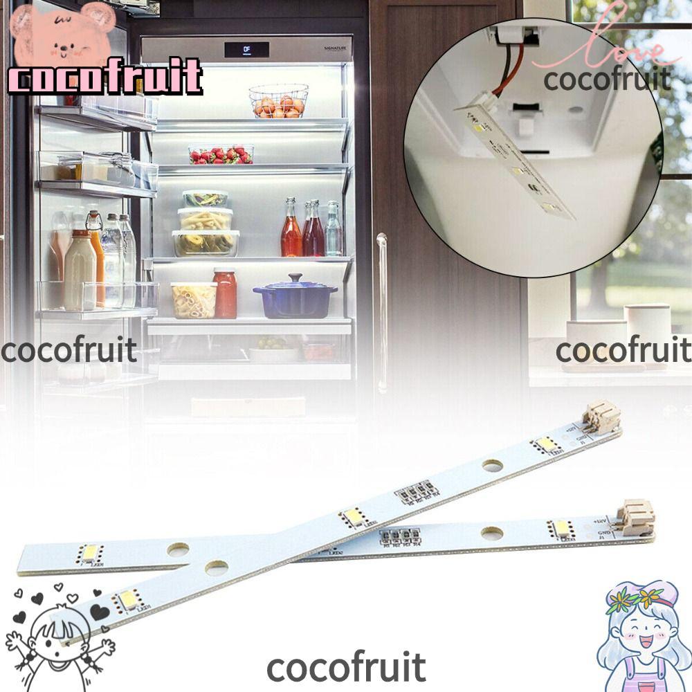 COCOFRUIT ตู้แช่แข็ง Strip Light, 16 ซม.โลหะตู้เย็น Strip Light, ไฟส่องสว่าง Luminous Light Strip Re