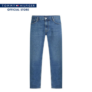 Tommy Hilfiger กางเกง ผู้ชาย รุ่น MW0MW38815 1A9 - สียีนส์ ท…