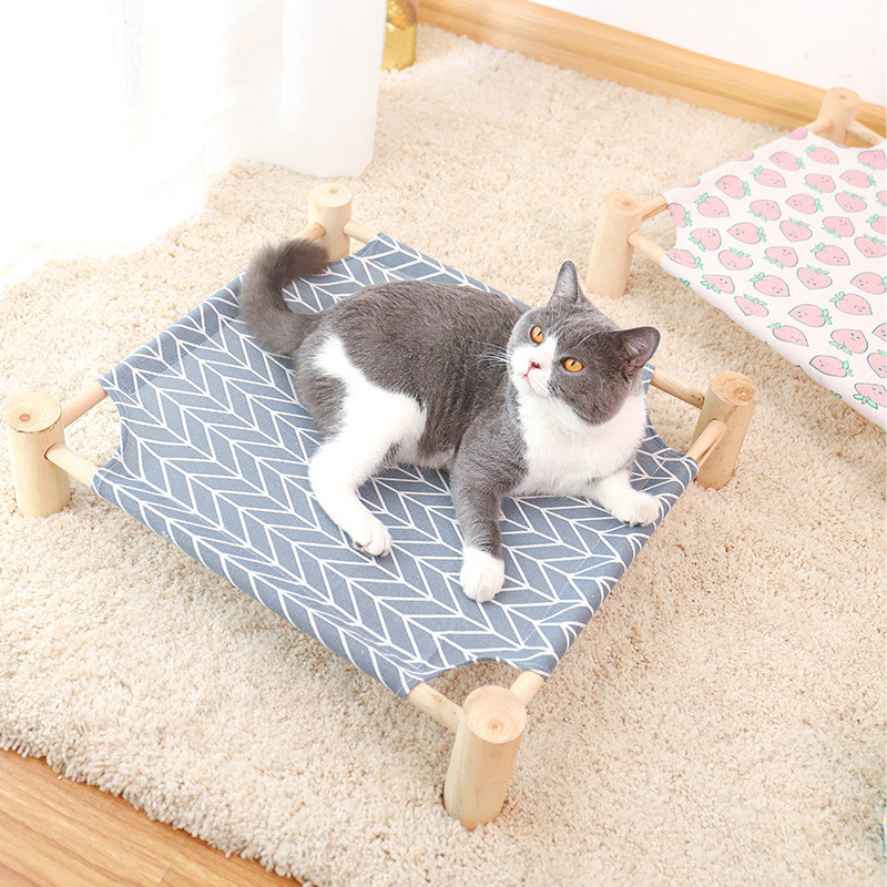 ครอกแมวสุนัขฤดูร้อนแบบพกพาที่ถอดออกได้อาชีพพื้นดินขนาดเล็กมั่นคงที่แข็งแกร่งสูงโหลด-การแบกง่ายการจัดเก็บง่ายต่อการย้าย