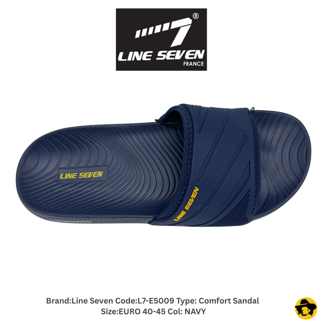 LINE SEVEN Brand Men Ultra Comfort Slide Sandal(L7-E5009)