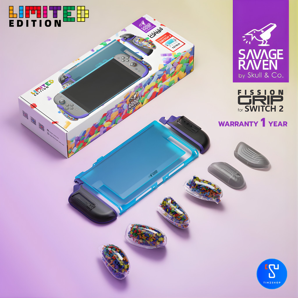 [Switch2] Savage Raven Fission Grip Tetris Edition Protective Case For Nintendo Switch 2 / สินค้ารุ่นพิเศษ ลิมิเต็ด