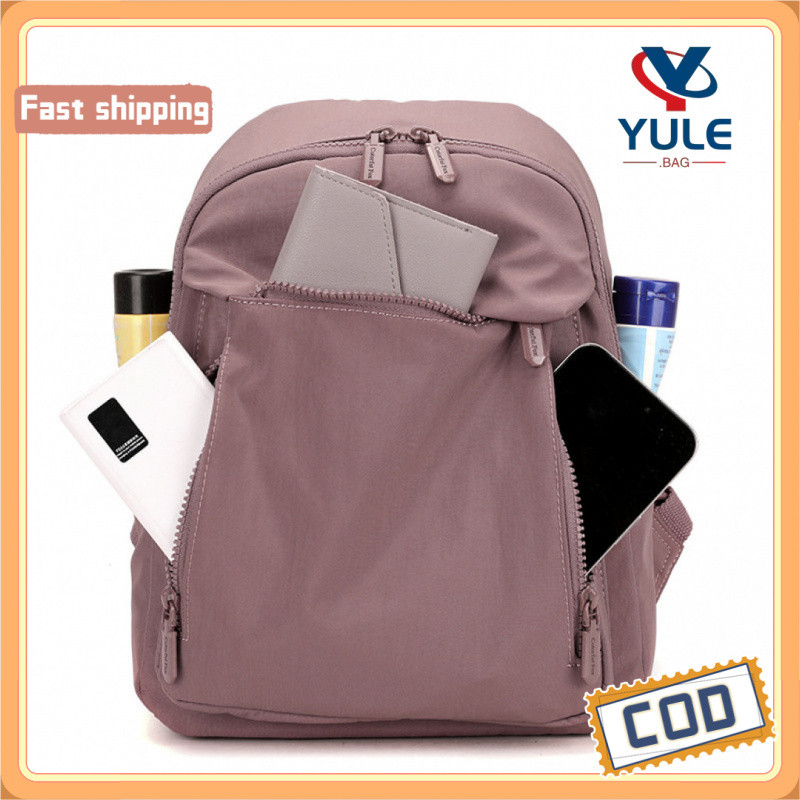 YULE กระเป๋าเป้สะพายหลัง Unisex ทำจากไนลอนกันน้ํา เหมาะสำหรับการเดินทางและทำงาน มีหลายช่องเก็บของ และสามารถใช้ใส่อุปกรณ์อย่าง iPad ราคา ถูกที่สุด ดีลบีเคเค แกลเลอรีภาพที่ 5