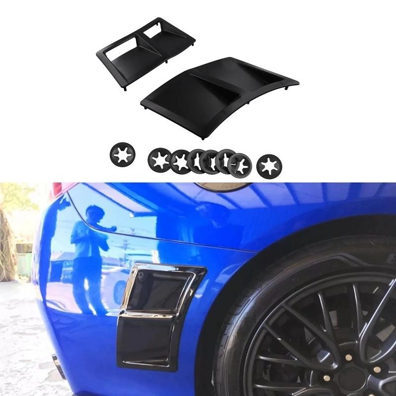 รถด้านหลังด้านข้าง Vent Fender Intake Cover Fit สําหรับ SUBARU WRX STI 4Th 2015-2021 Aauto ชิ้นส่วนต