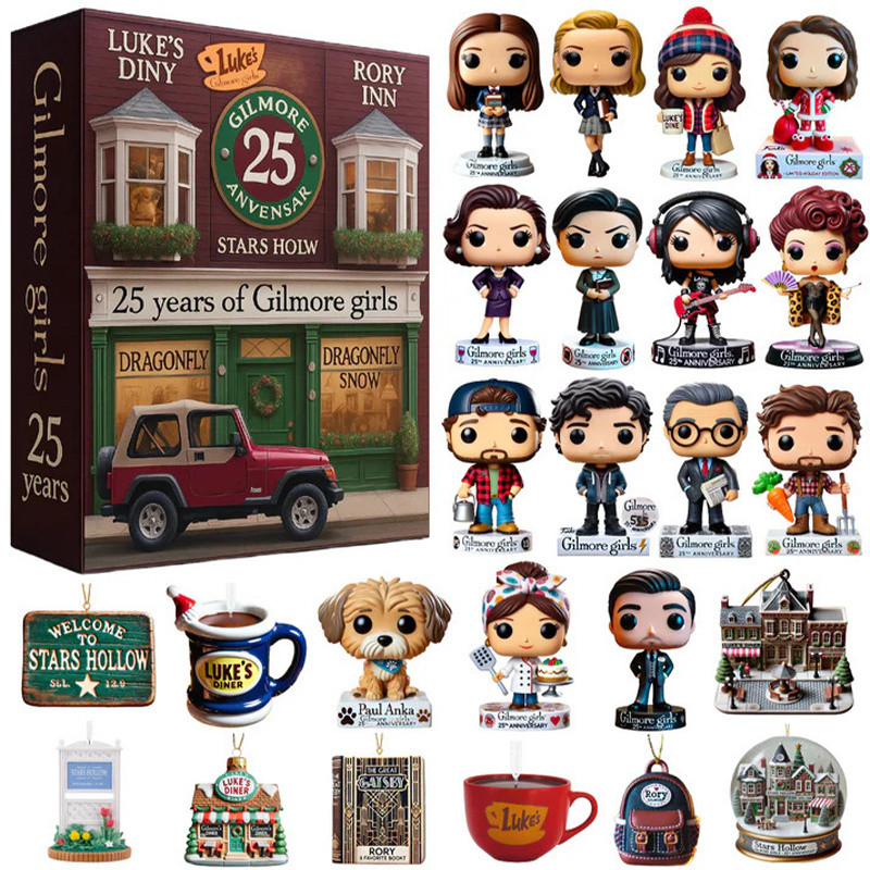 สําหรับ Gilmore Girls 25th Anniversary 24 Day Christmas Advent Calendar Blind Box