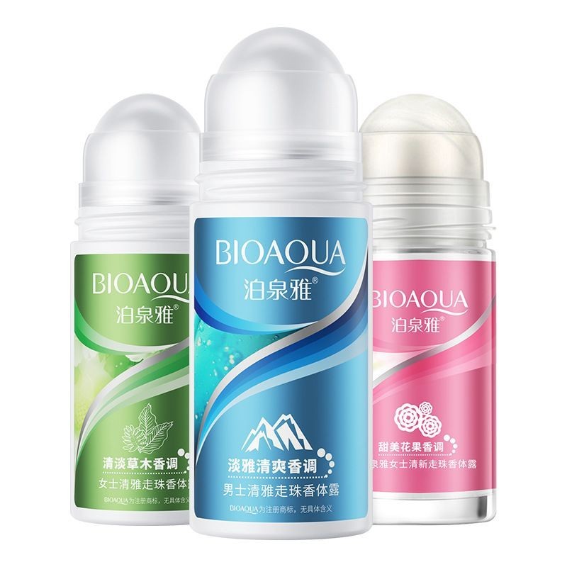Poquanya Refreshing Antiperspirant Roll-On Deodorant Deodorant Vitality Refreshing Fresh สบาย Roll-O