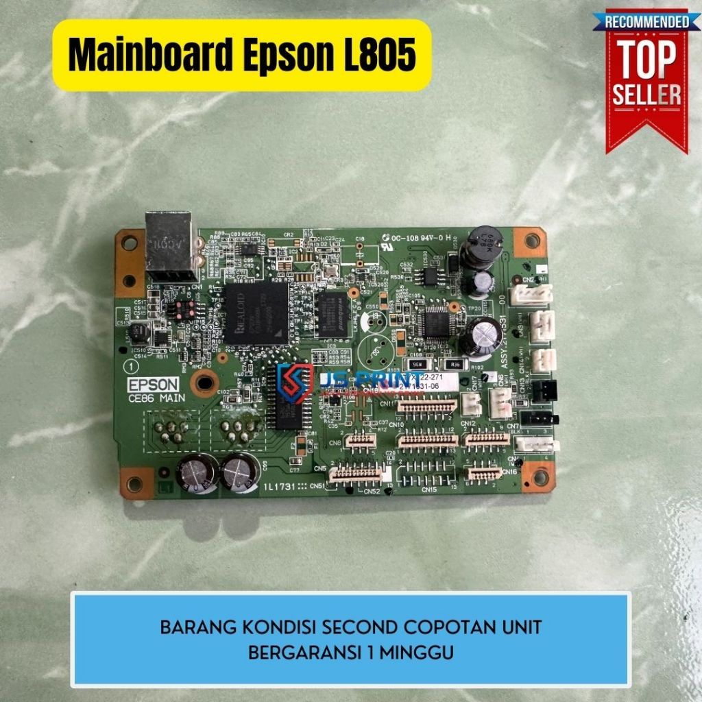 ใช้ Epson L805 Printer Mainboard Original พร้อมใช้งาน L805 Board