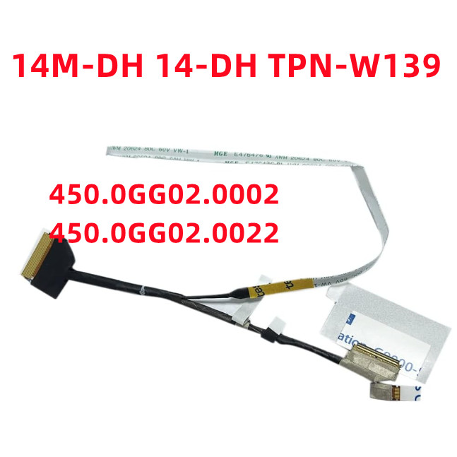 เหมาะสําหรับ HP 14M-DH 14-DH TPN-W139 สายหน้าจอ 40.0 GG02.0002