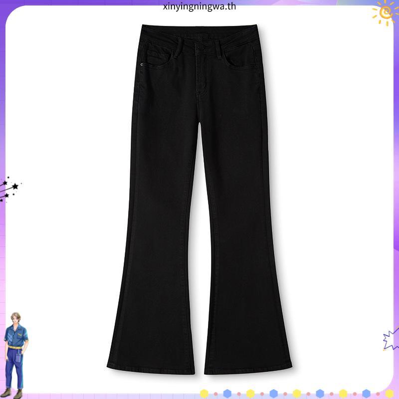 Niyom Jeans : รุ่น BJ004.2  กางเกงยีนส์ผู้หญิงขาม้า