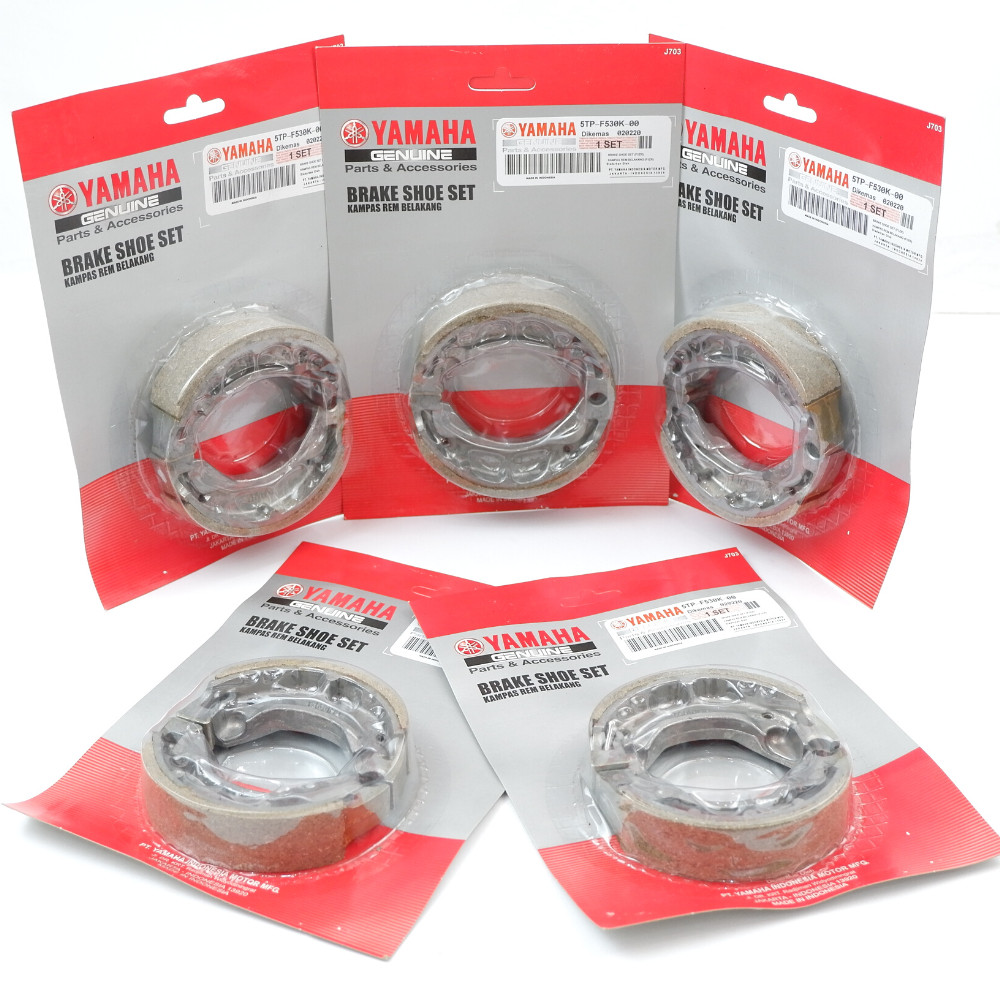 ผ้าเบรคหลัง Yamaha Jupiter Z, Vega, F1ZR Crypton CONTENTTS 5 PCS - 5TP Hensu Motor Parts bwi