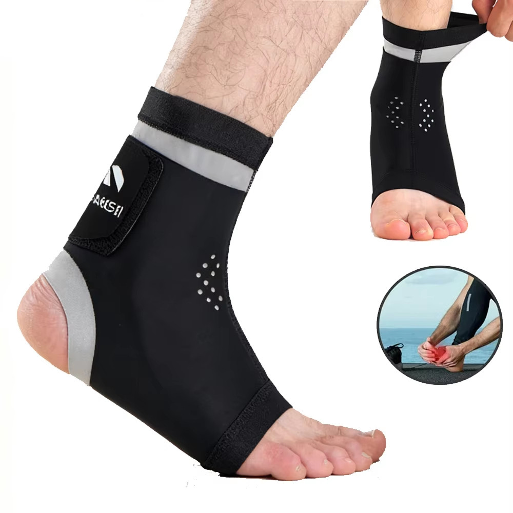 NEANCA กีฬากันกระแทก Neoprene สำหรับข้อเท้า ลดอาการปวด และเหมาะสำหรับการวิ่งและการใช้งานในกรณีของความเครียดและโรคข้ออักเสบ