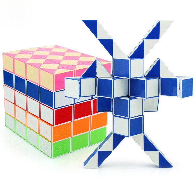 ไม้บรรทัดราชาปีศาจเทศกาลหลากหลาย 24 ถึง 20 Segment Rubiks Cube 48 Segment 172 Segment ครบชุด 800399 
