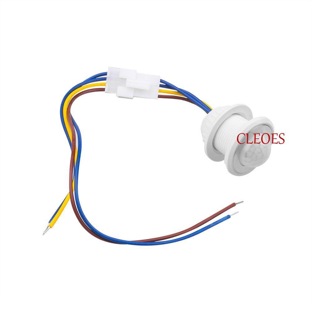 CLEOES อินฟราเรด Motion Sensor สวิทช์ LED PIR Sensor เครื่องตรวจจับโคมไฟกลางคืน Sensitive Light สวิท