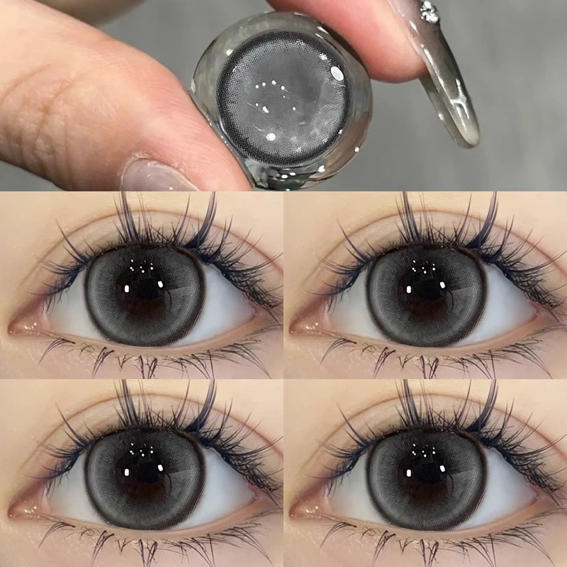 คอนเทคเลนส์สีน้ำตาล คอนแทคเลนส์สีดำ คอนแทคเลนส์สี 5ST สำหรับทุกวัน
