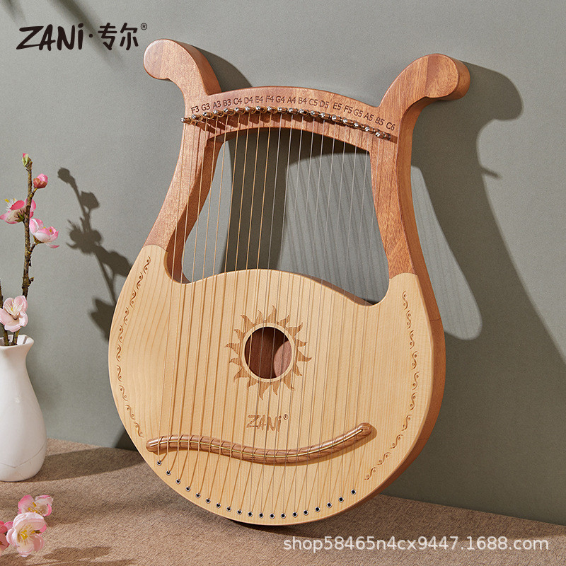 Zani Laiya Piano 19-String Beginner แบบพกพา Entry-Level Small Harp lyre เครื่องดนตรี