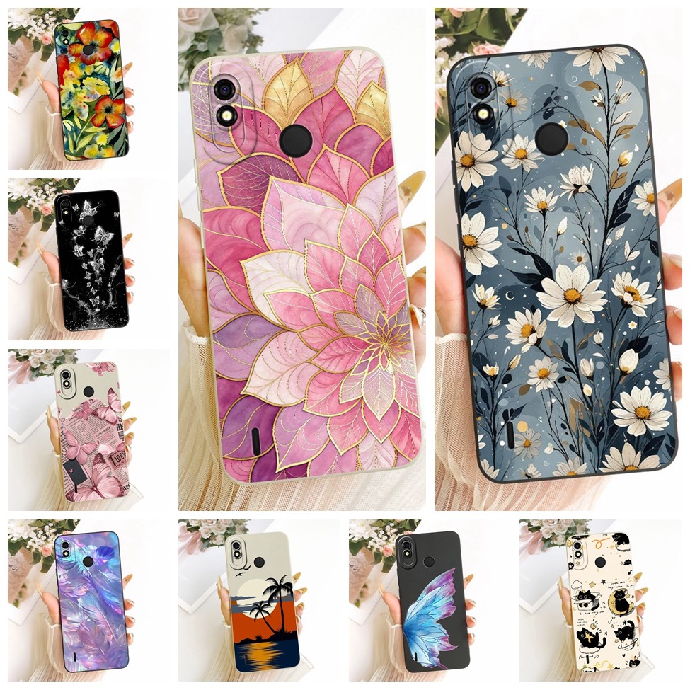 Tecno BA2 RB8S ปลอก Tecno Pop 2 Plus แฟชั่นการ์ตูนน่ารักตลกทาสีซิลิโคนเคสโทรศัพท์ Tecno Pop2 Plus