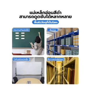 ป้ายแม่เหล็ก ป้ายเเม่เหล็กคลังสินค้า แท็กแขวนป้ายแม่เหล็ก 50 พร้อมที่ใส่การ์ดข้อมูล แบบแม่เหล็ก สําหรับชั้นโลหะ