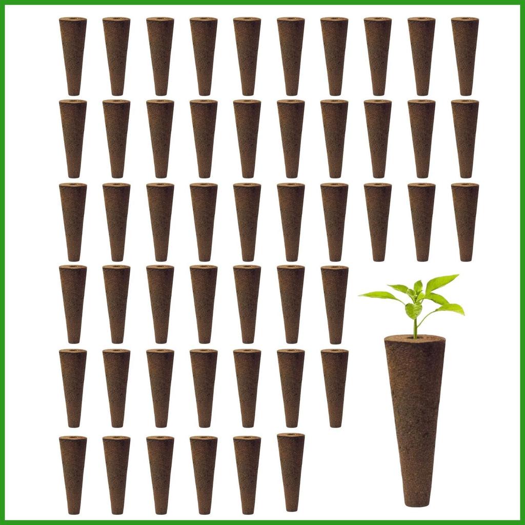 ปลูกฟองน้ํา Rooting Hydroponic อุปกรณ์ทําสวน 50 ชิ้นปลั๊ก Rooter Rapid สําหรับในร่มสําหรับการขยายพัน