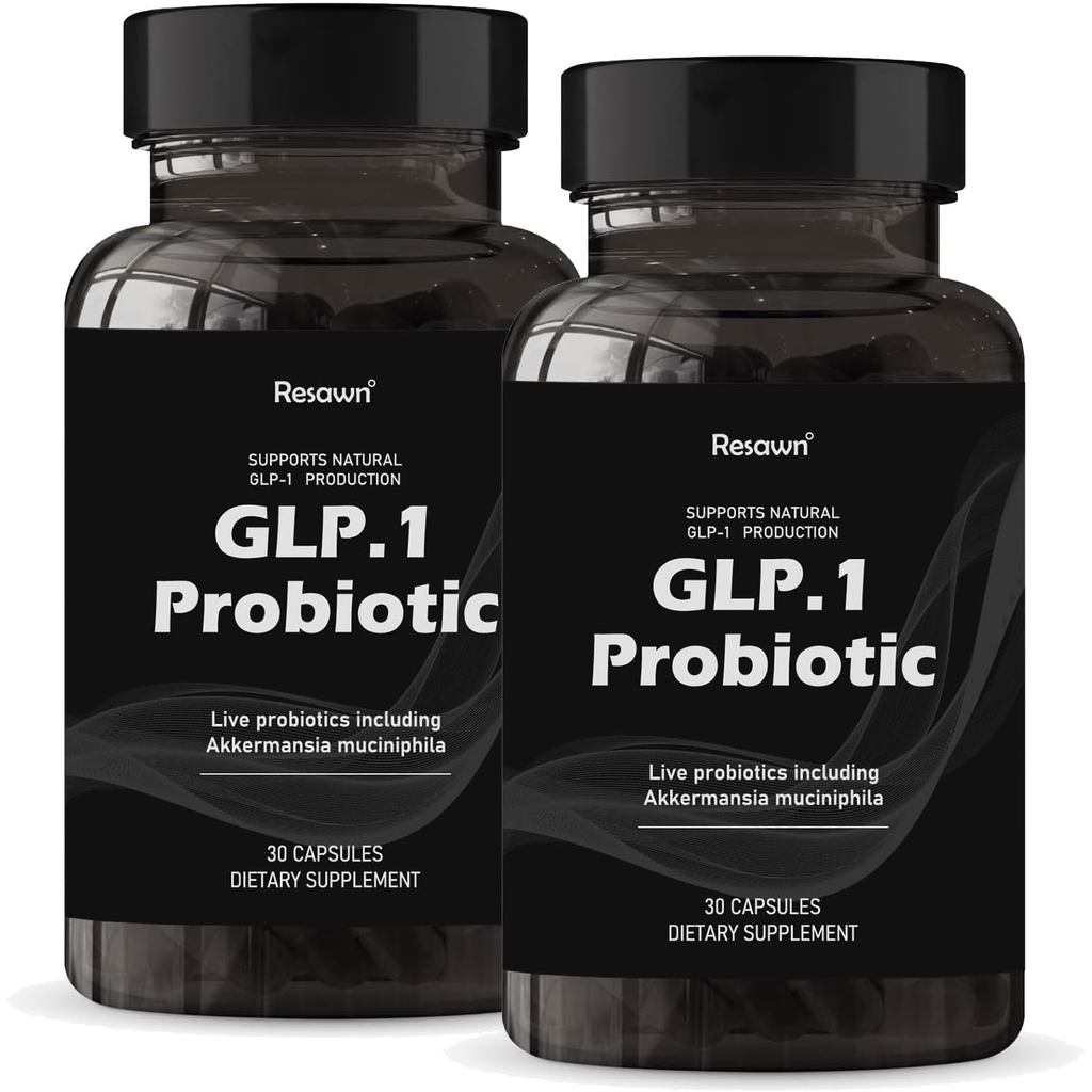 GLP-1 Probiotic 30 แคปซูล - 500M AFU Multi-Strain Probiotic + Prebiotic, ly Support GLP-1 & Curb Api