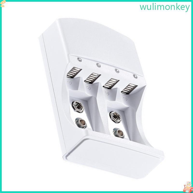 WU พร้อมกัน 4 ช่อง LR06 LR03 Charger สําหรับแบตเตอรี่ 9V การกระจายความร้อน 1 2V LR06 LR03 ชาร์จ