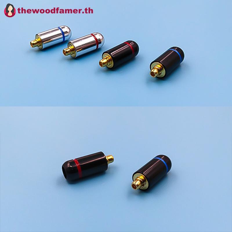Well 2 ชิ้น MMCX Connector ปลั๊ก MMCX Pin สําหรับ Shure Gold Plated MMCX Connector TH