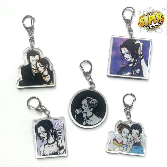 พวงกุญแจสองด้าน NANA, Nana Osaki, Nana Komatsu, Nobuo Terashima, Ren Honjo, Takumi Ichiose