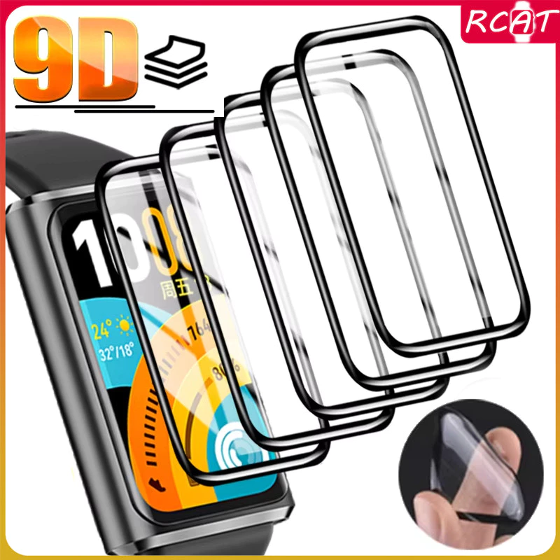 แก้วนิรภัย 9D / ฟิล์มอ่อน for Huawei Band 11 11 Pro 10 9 8 7 NFC อุปกรณ์ป้องกันหน้าจอ Smartwatch for Huawei Band NFC