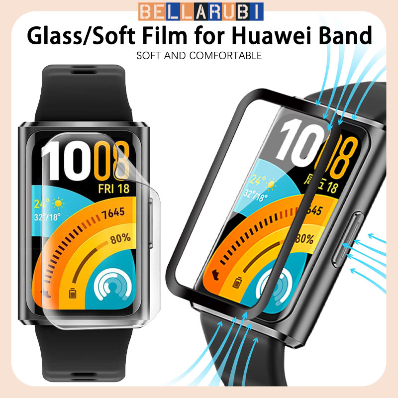 แก้วนิรภัย 9D / ฟิล์มอ่อน for Huawei Band 11 11 Pro 10 9 8 7 NFC อุปกรณ์ป้องกันหน้าจอ Smartwatch for