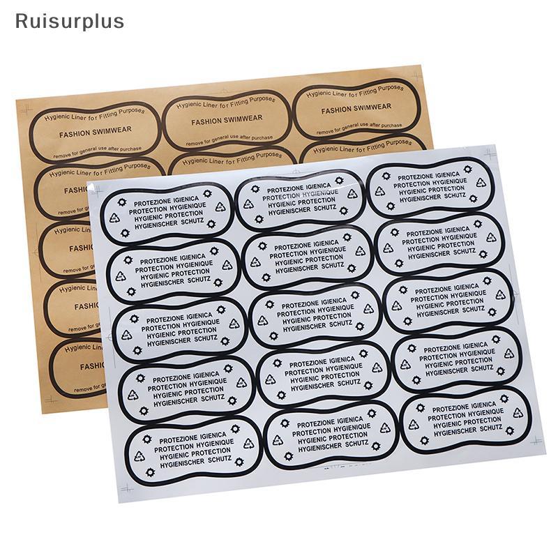 [Rui-t] 30 ชิ้น/เซ็ตป้ายสุขอนามัยเทปใสชุดว่ายน้ําชุดชั้นในลองบนป้าย