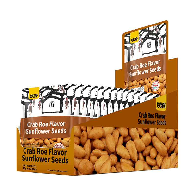 กัมหยวน เมล็ดทานตะวันอบกรอบ รสไข่ปู 360 กรัม หอมมันนัว เคี้ยวสนุก GAIN YUM