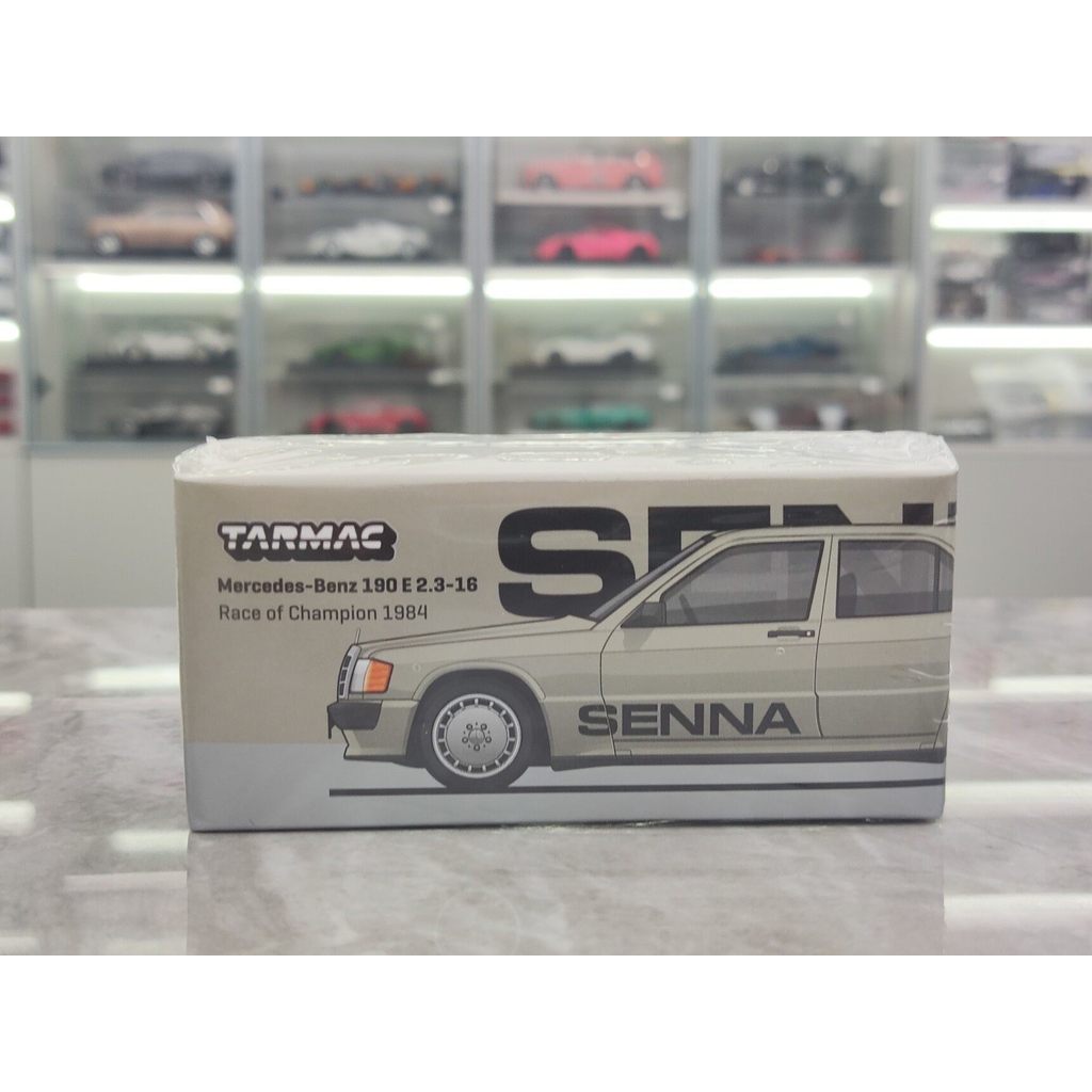 [คลังสินค้าพร้อม 1] TARmac Works 1/64 Mercedes-Benz 90 E 2.3-16 Championship 1984 สีเงิน