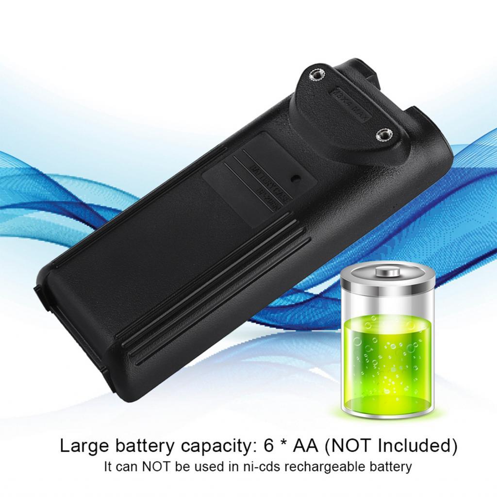 กรณีแบตเตอรี่สำหรับ IC-F3 เข้ากันได้กับวิทยุ Icom สีดำ IC-F3/F22/A6/V82/V8/IC-24/IC-U82