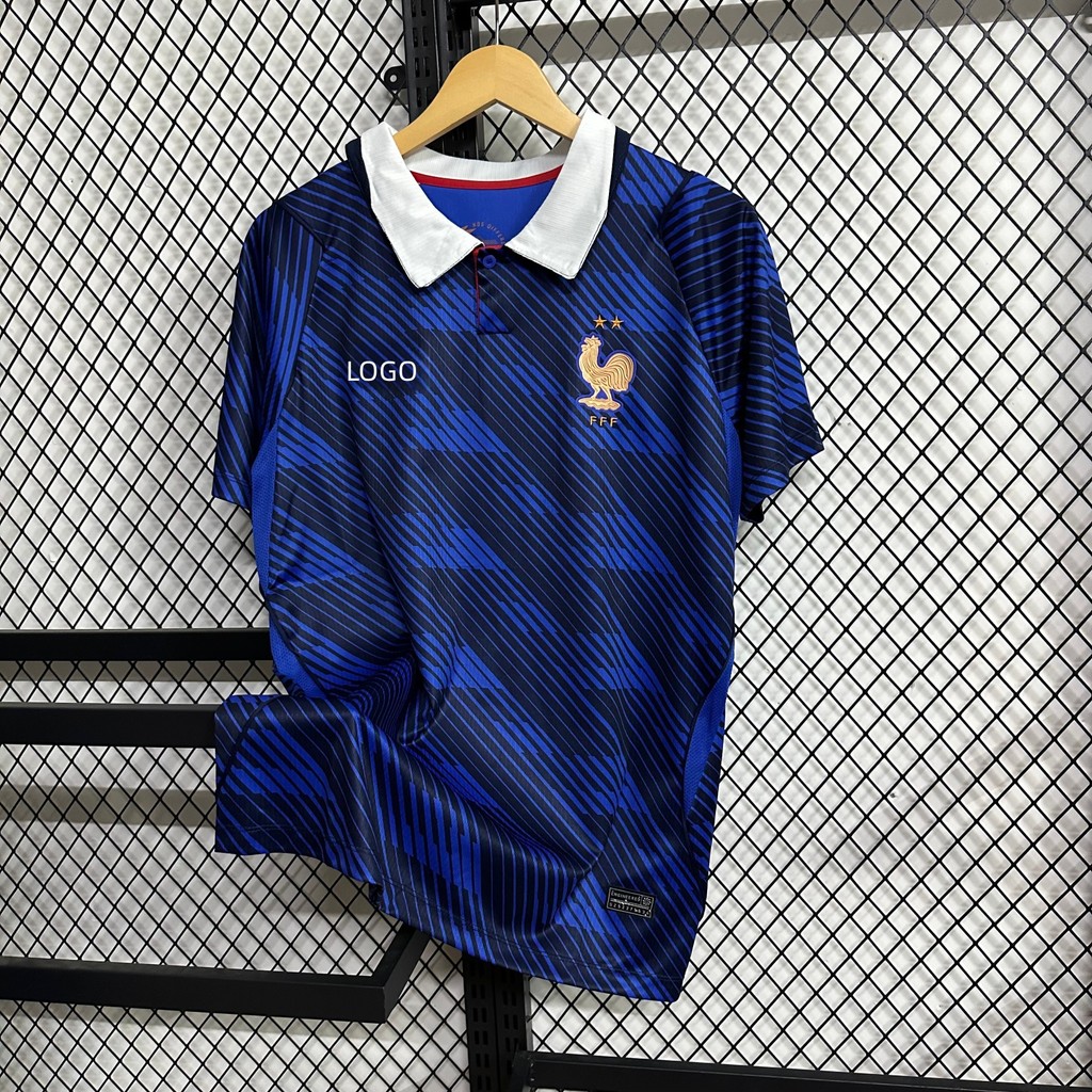 2026/27 France Fans Edition Mens Real France Home Short Sleeves Football Jersey T-Shirt