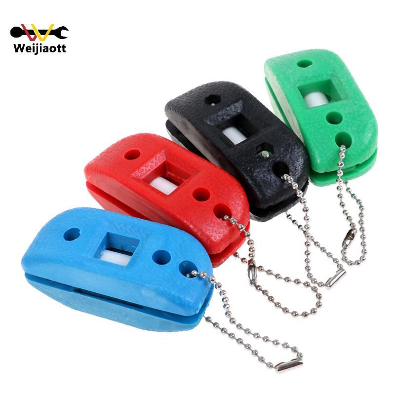 [Wjt] Sandstone Ice Hoesy Shoe Double Side Sharpener Ice Skate Sharpening พร้อมกระเป๋า [ขายร้อน]