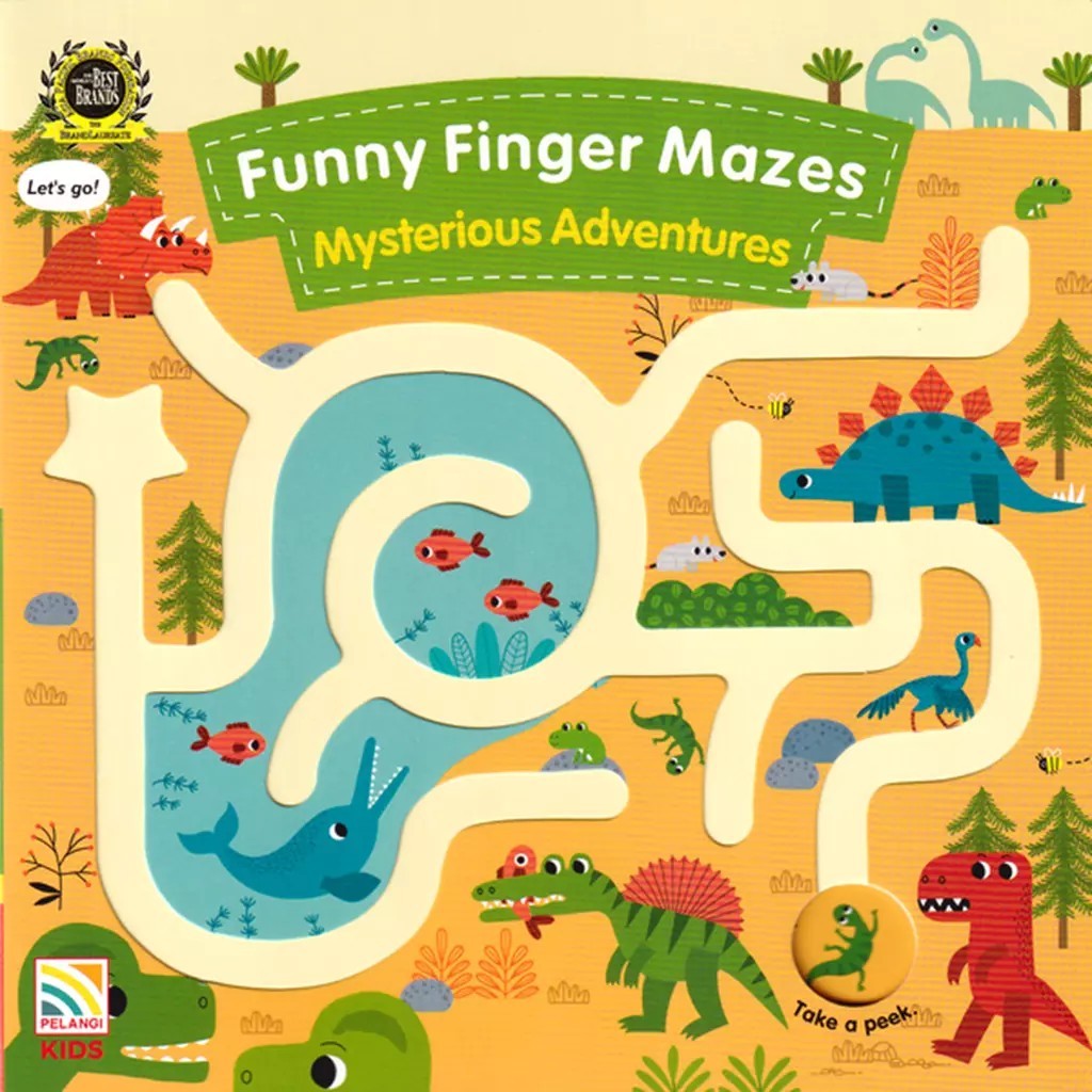 Bundanjai (หนังสือ) Funny Finger Mazes - Mysterious Adventures (H)