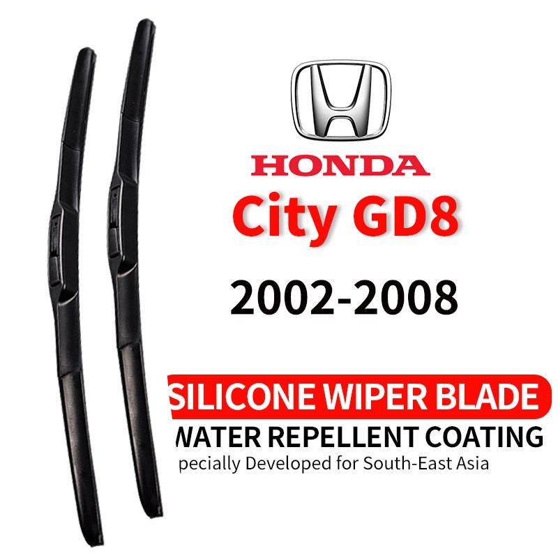 ใบปัดน้ำฝนรถยนต์ Trapo Hydrophobic Honda City GD8 2002-2008 1 ชุด ทนทาน ปัดน้ำได้ดี