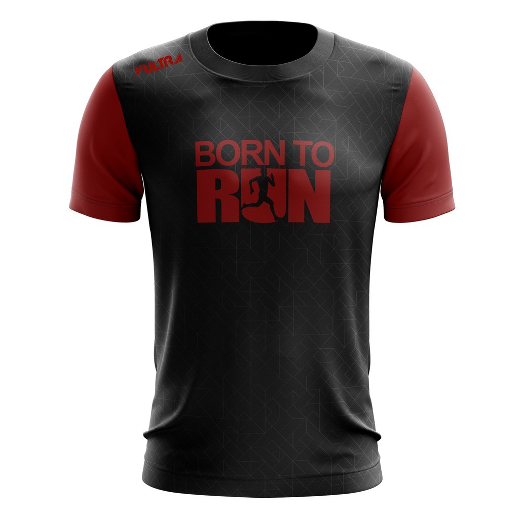 Born to Run Running Tshirt - แขนสั้น ผ้านุ่ม - เสื้อผ้ากีฬาเดินป่ากลางแจ้ง