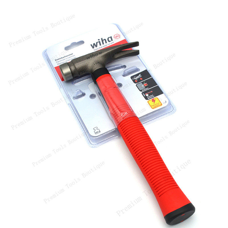 WIHA 42071 ค้อนกรรไกรเหล็กบริสุทธิ์สำหรับงานไม้ ค้อนช่างไม้ ช่างไฟฟ้า อุปกรณ์DIY ซ่อมเฟอร์นิเจอร์