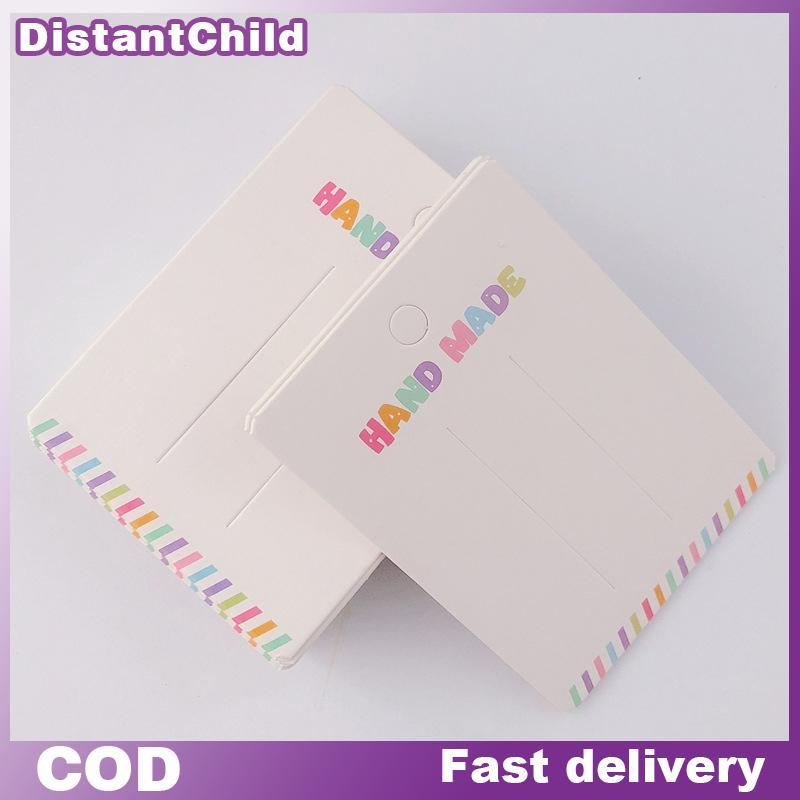 DSTH 50 ชิ้น Hairpin การ์ดบรรจุภัณฑ์สร้อยคอการ์ดพร้อมกระเป๋าเครื่องประดับการ์ดแสดง Self-Seal กระเป๋า