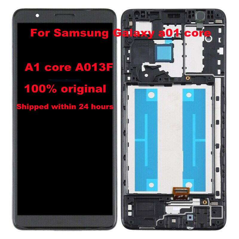 สําหรับ Samsung Galaxy A01 Core LCD A013 SM-A013G Digitizer พร้อมเซนเซอร์ทดแทนสําหรับ Samsung Galaxy
