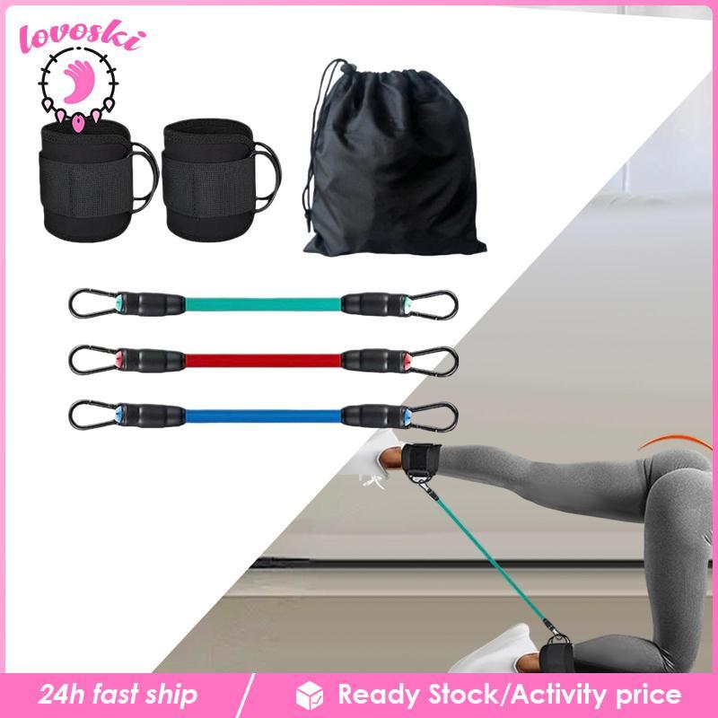 [Lovoski] สายรัดต้านทานข้อเท้าพร้อมข้อมืออุปกรณ์ออกกําลังกาย 10lbs, 20lbs, 30lbs,
