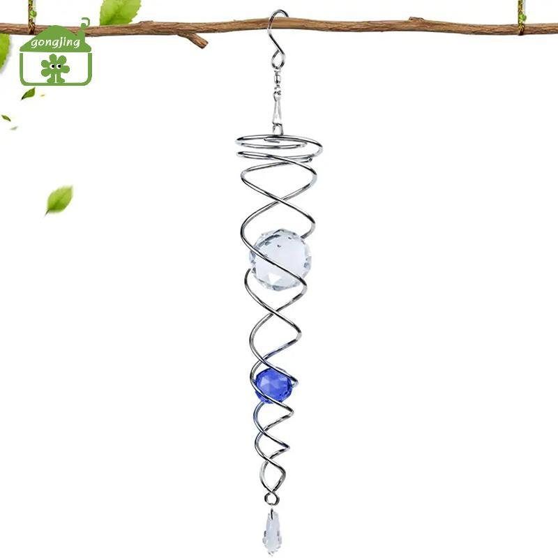 [Gong] Sun Catcher Wind Spinner ตกแต่งเกลียวเกลียว WIND Spinner Gazing Ball เกลียวหาง Wind Spinner S