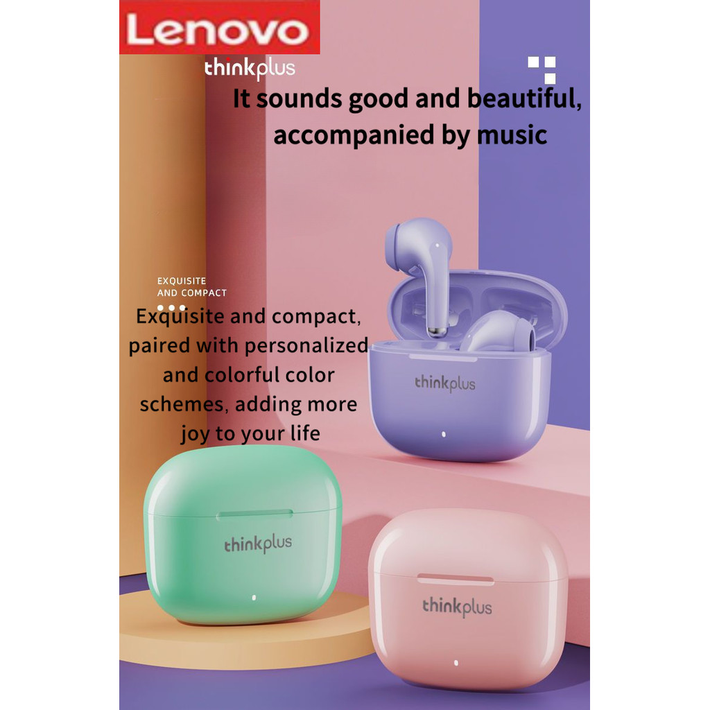 Lenovo LP40pro ชุดหูฟังบลูทูธ Lenovo วิ่งกีฬาอินเอียร์