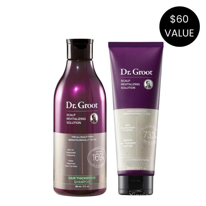 ดร. Groot Scalp Vitality Solution Set ชุดคอนดิชั่นเนอร์แชมพู Density Essence