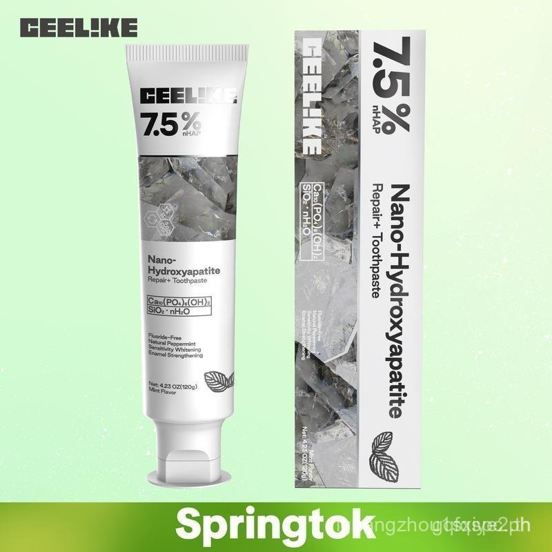 Ceelike Fluoride-Free Hydroxyapatite Toothpaste | Enamel Repair & Fresh Breath | Gentle Mint Flavor 