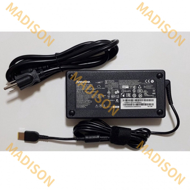 ของแท้ Lenovo อะแดปเตอร์ 20V/8.5A 170W USB หัวสายชาร์จ Lenovo Legion Y530-15ICH / Legion Y540 อะแดปเ