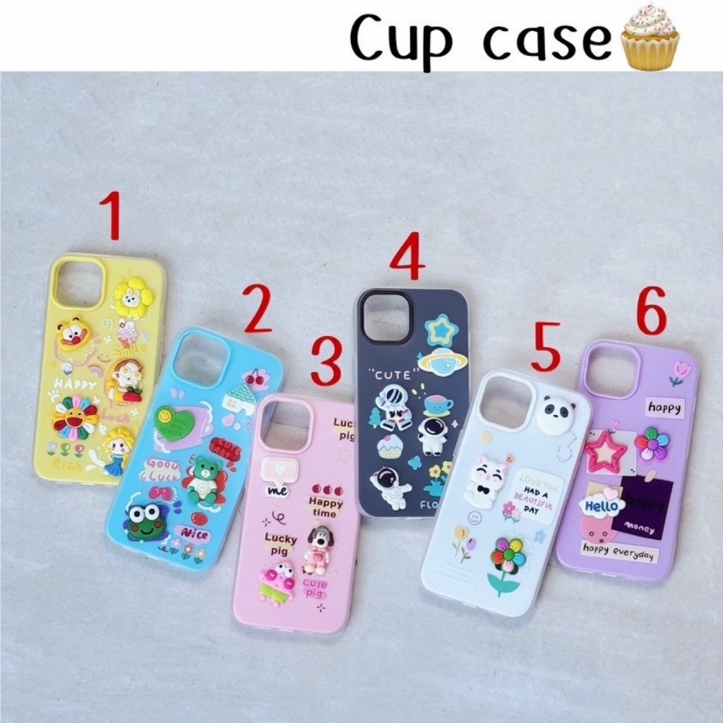 เคส Cup case ลายการ์ตูน samsung - A06 A07 A16 A17 A36 A55 A56 A57 S24FE
