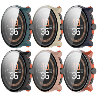 【สาย+เคส】สำหรับ SUUNTO RUN Sport สายซิลิโคน+เคสกรณีนาฬิกา SUUNTO RUN กรณีป้องกันการลดลง SUUNTO RUN สายนาฬิกา