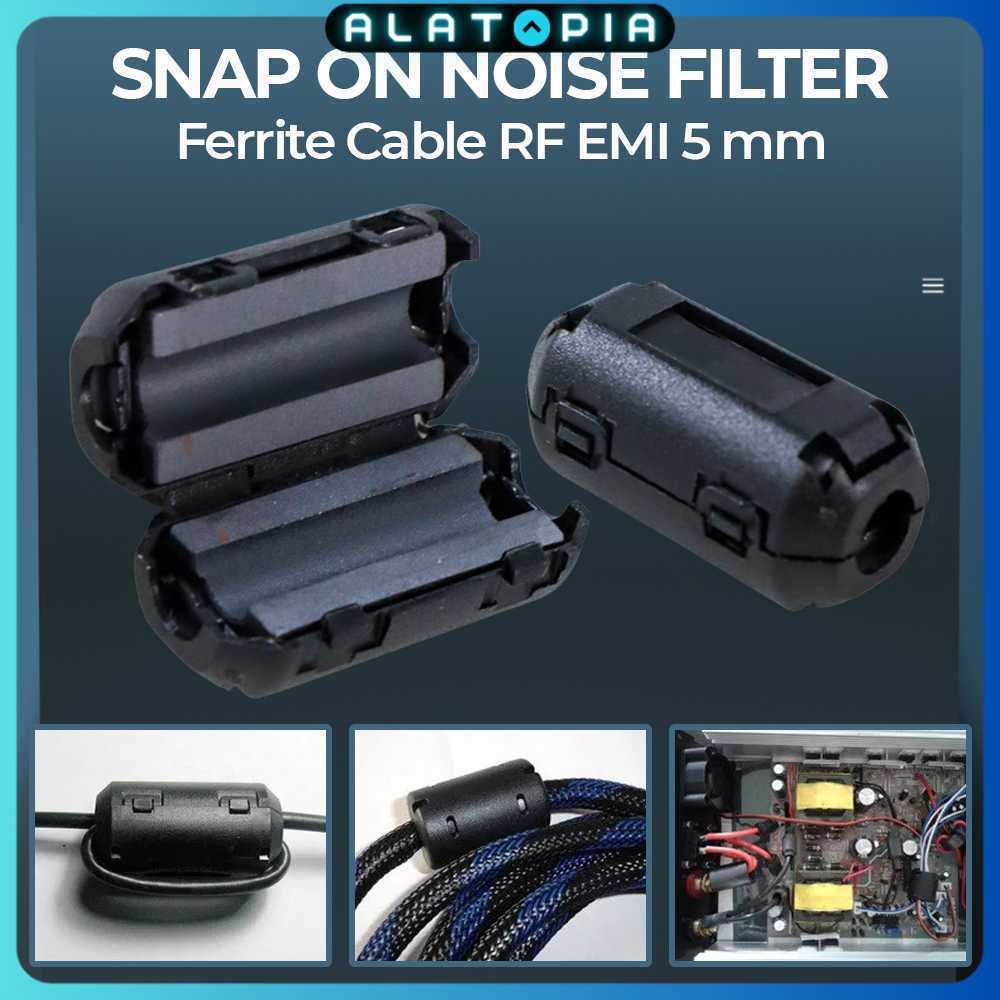 TDK Snap On Noise Filter Ferrite Cable RF EMI 5mm - 3605